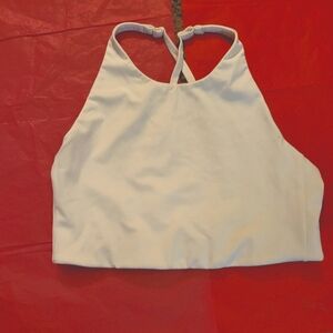 Girlfriend Collective Ivory Halter Bra